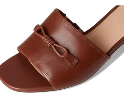 Cole Haan Calli Embellished Sandals Dark Cuoio Leather Outlet