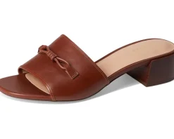 Cole Haan Calli Embellished Sandals Dark Cuoio Leather Outlet