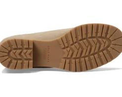 Cole Haan Camea Waterproof Combat Boot II Dark Latte Waterproof Suede Sale