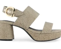 Aerosoles Camera Soft Gold Fabric New