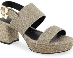 Aerosoles Camera Soft Gold Fabric New