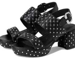 Aerosoles Camera Crystal Black Quilted Faux Leather With Crystals Hot