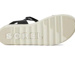 SOREL Cameron™ Flatform Sandal Black/Chalk