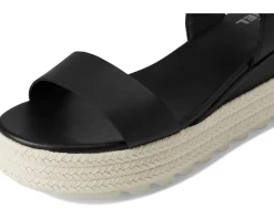 SOREL Cameron™ Flatform Sandal Black/Chalk