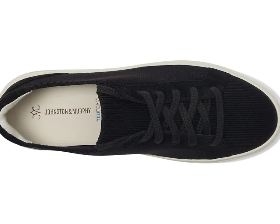 Johnston & Murphy Cammie Knit Lace-Up Black Best