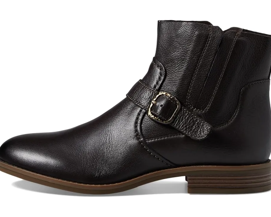 Clarks Camzin Loop Dark Brown Leather Outlet