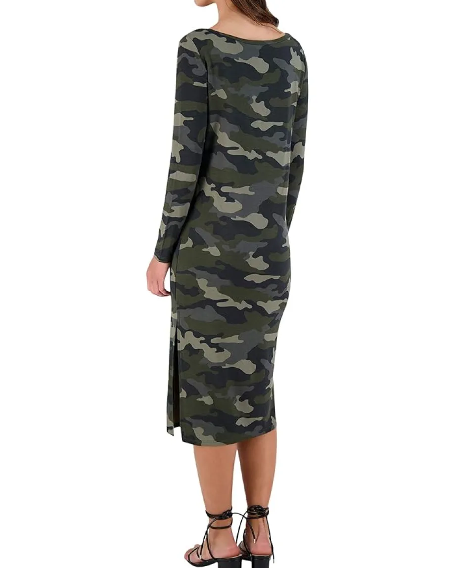 Steve Madden Can You See Me Now Dress Army Green