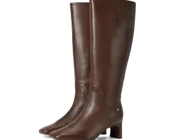 Naturalizer Candela Knee High Boots Mocha Leather Online