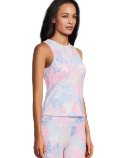 Lilly Pulitzer Candia Active Bra Tank Up Multi Roar Of The Seas Discount