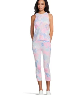 Lilly Pulitzer Candia Active Bra Tank Up Multi Roar Of The Seas Discount