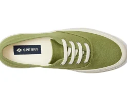 Sperry Candy Lace-Up Olive New