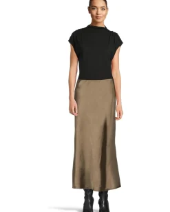 Women Lilla P Cap Sleeve Mock