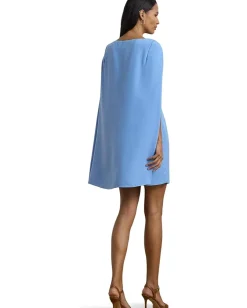 Women Lauren Ralph Lauren Cape Georgette Cocktail Dress