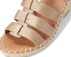 Gentle Souls by Kenneth Cole Capelin Matte Gold Leather Sale