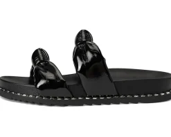 Jessica Simpson Caralyna Studded Knot Sandals Black New