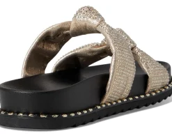 Jessica Simpson Caralyna Studded Knot Sandals Champagne Sale
