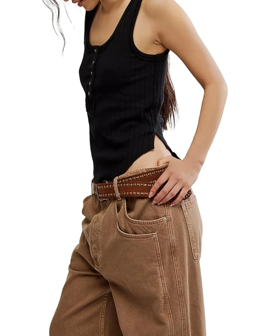 Women Free People Care Bryson Henley Tank