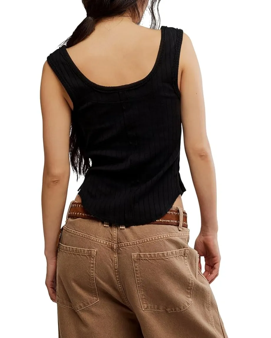 Women Free People Care Bryson Henley Tank