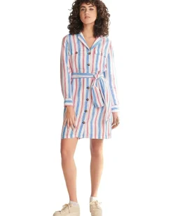 Hatley Cargo Shirtdress - Parisol Stripe Sale