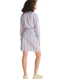 Hatley Cargo Shirtdress - Parisol Stripe Sale