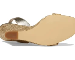 Lilly Pulitzer Carla Wedge Gold Metallic Best