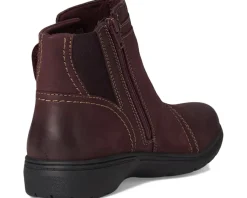 Clarks Carleigh Style Wine Nubuck Hot