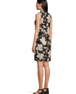 Tommy Bahama Carmela Bloom Beauty Sleeveless Dress Black Discount
