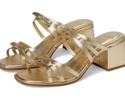 Kate Spade New York Carolina Block Heel Sandals Pale Gold Best