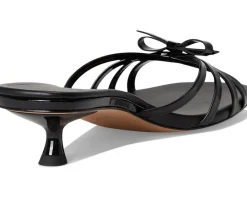 Women Kate Spade New York Carolina Patent Leather Kitten Heel Sandals