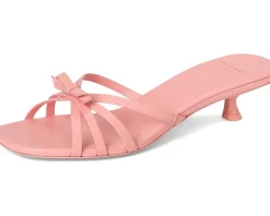 Women Kate Spade New York Carolina Pebbled Leather Kitten Heel Sandals