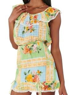 Show Me Your Mumu Carson Top White Eyelet Sale