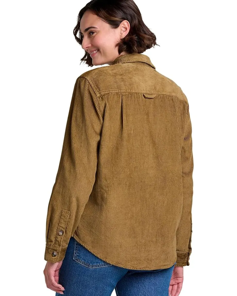 Toad&Co Cascadia Long Sleeve Shirt Honey Brown Sale