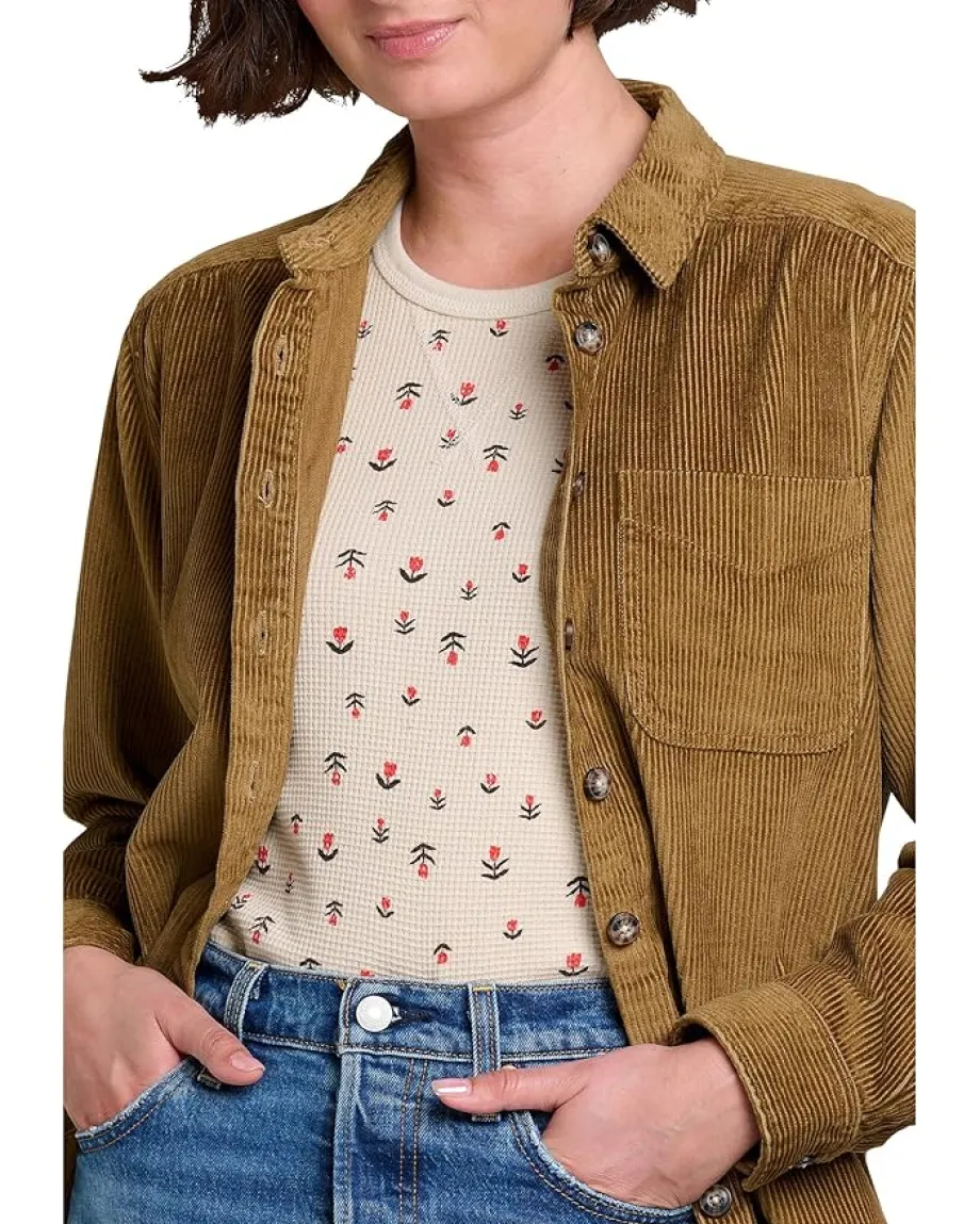 Toad&Co Cascadia Long Sleeve Shirt Honey Brown Sale