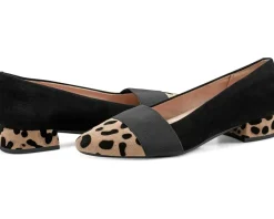 Easy Spirit Casta Black/Leopard Suede Discount