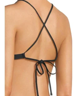 Women BECCA Castaway Luna Textured Halter Top