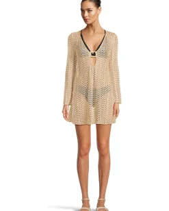 Women BECCA Castaway Luna Textured Halter Top