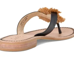Jack Rogers Cay Thong Sandal Black/Natural Hot