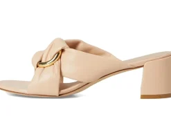 Stuart Weitzman Cece Block Slide 50 Barely Beige Outlet