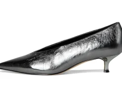 Marc Fisher LTD Cecile Silver Leather New