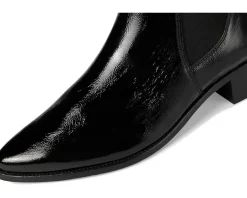 Paul Green Celina BT Black Crinkled Patent New