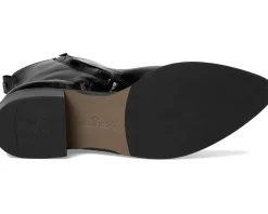 Paul Green Celina BT Black Crinkled Patent New