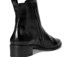 Paul Green Celina BT Black Crinkled Patent New