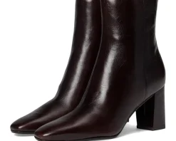 Veronica Beard Cera Zip Short Boots Dark Raisin New