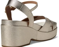 Aerosoles Chabella Gold Metallic Textured Faux Leather Best