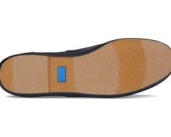 Keds Champion Canvas Lace Up Navy/Pink Rose Embroidery Discount