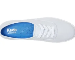 Keds Champion Canvas Lace Up Light Blue Canvas Clearance