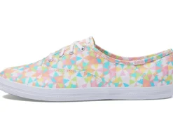 Keds Champion Canvas Lace Up Kaleidoscope Multi New