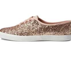 Keds Champion Glitter Lace Up Rose Gold Online