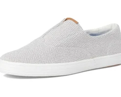 Keds Champion Round Toe Slip-On Grey Crosshatch Textile Sale