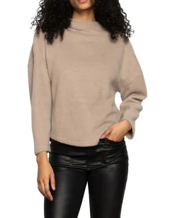 Sanctuary Change Of Pace Top Heather Mocha Clearance